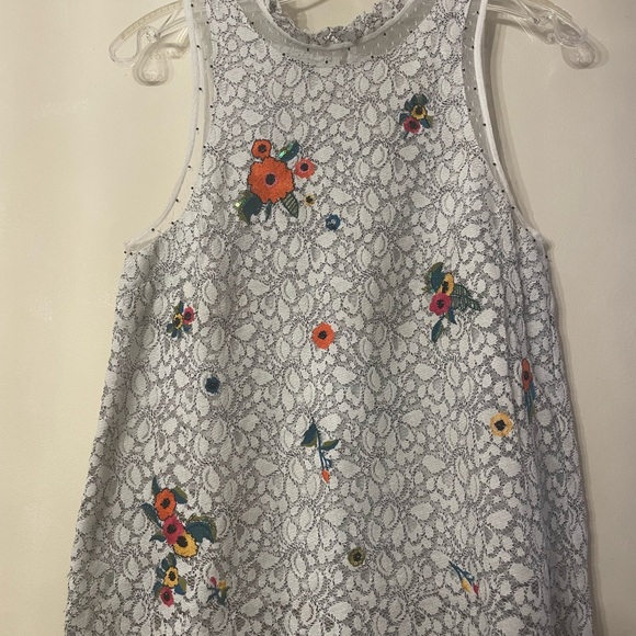 Maeve Tops - Maeve White Lace Top
